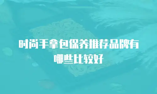时尚手拿包保养推荐品牌有哪些比较好