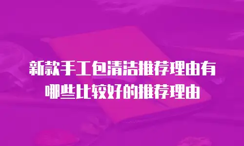 新款手工包清洁推荐理由有哪些比较好的推荐理由