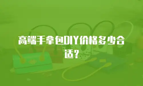 高端手拿包DIY价格多少合适？