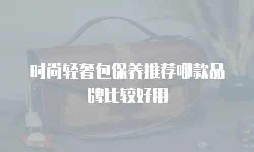 时尚轻奢包保养推荐哪款品牌比较好用