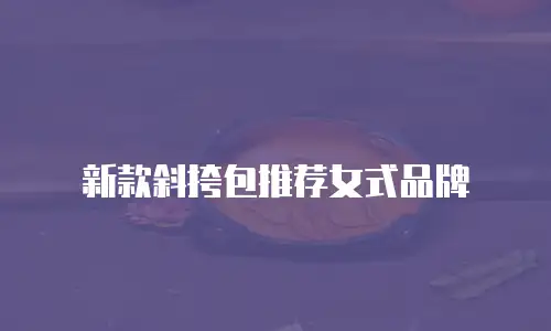新款斜挎包推荐女式品牌