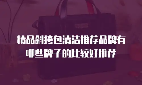 精品斜挎包清洁推荐品牌有哪些牌子的比较好推荐