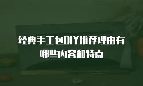 经典手工包DIY推荐理由有哪些内容和特点