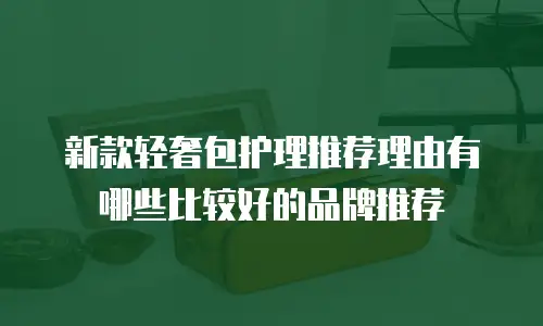 新款轻奢包护理推荐理由有哪些比较好的品牌推荐