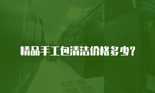 精品手工包清洁价格多少？