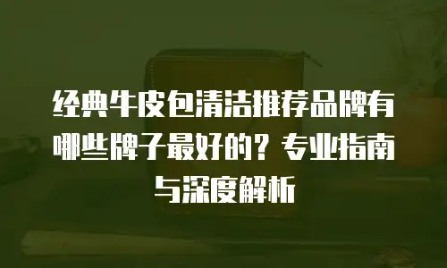 经典牛皮包清洁推荐品牌有哪些牌子最好的？专业指南与深度解析