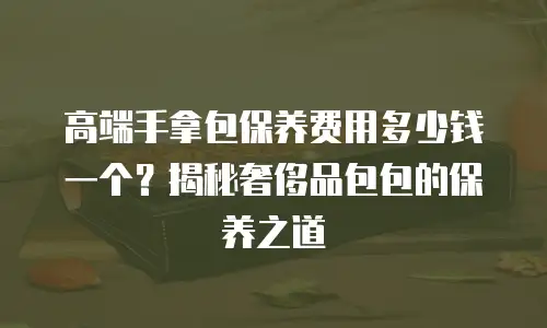高端手拿包保养费用多少钱一个？揭秘奢侈品包包的保养之道