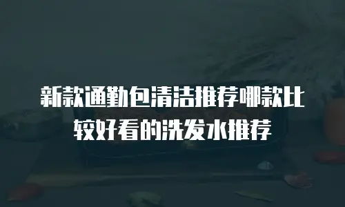 新款通勤包清洁推荐哪款比较好看的洗发水推荐