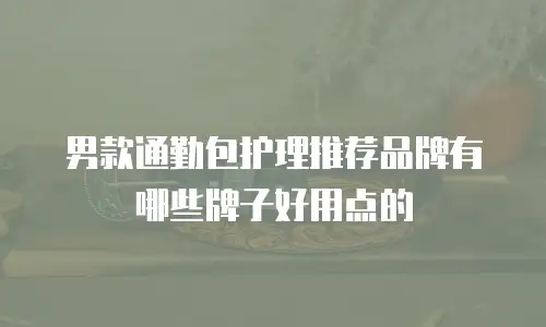 男款通勤包护理推荐品牌有哪些牌子好用点的