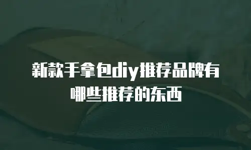 新款手拿包diy推荐品牌有哪些推荐的东西