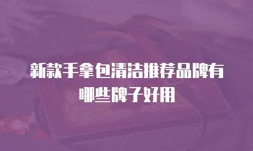 新款手拿包清洁推荐品牌有哪些牌子好用