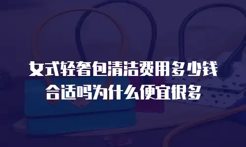 女式轻奢包清洁费用多少钱合适吗为什么便宜很多