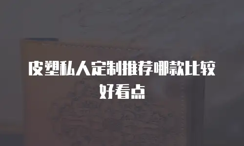 皮塑私人定制推荐哪款比较好看点