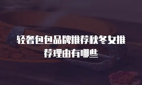 轻奢包包品牌推荐秋冬女推荐理由有哪些