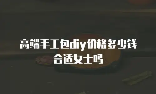 高端手工包diy价格多少钱合适女士吗