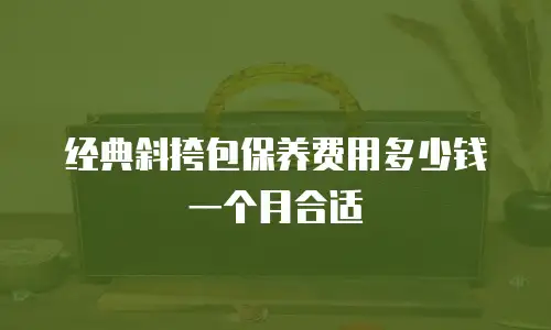 经典斜挎包保养费用多少钱一个月合适