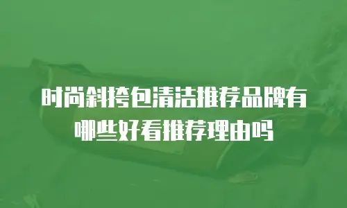 时尚斜挎包清洁推荐品牌有哪些好看推荐理由吗