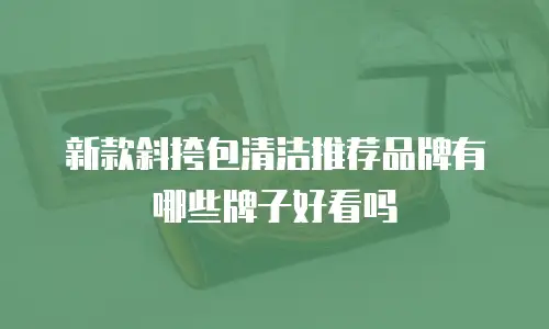 新款斜挎包清洁推荐品牌有哪些牌子好看吗