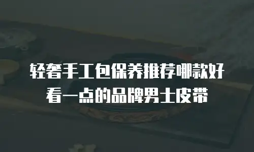 轻奢手工包保养推荐哪款好看一点的品牌男士皮带