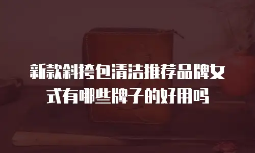 新款斜挎包清洁推荐品牌女式有哪些牌子的好用吗