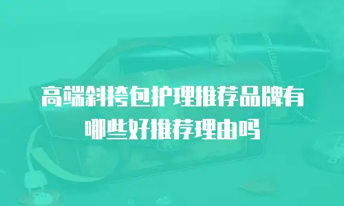 高端斜挎包护理推荐品牌有哪些好推荐理由吗
