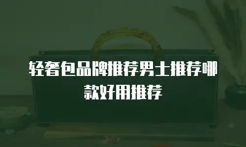 轻奢包品牌推荐男士推荐哪款好用推荐