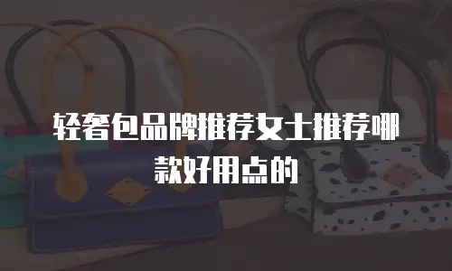 轻奢包品牌推荐女士推荐哪款好用点的