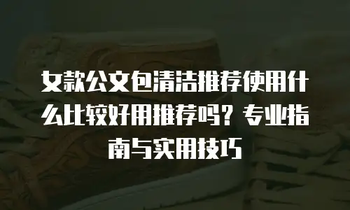 女款公文包清洁推荐使用什么比较好用推荐吗？专业指南与实用技巧