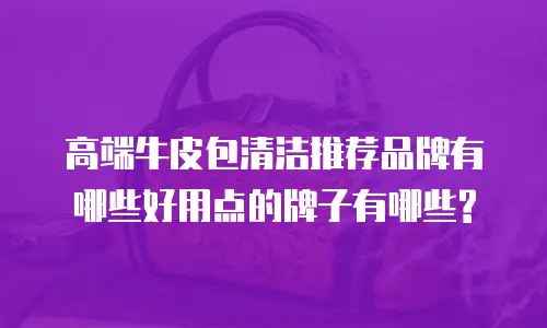 高端牛皮包清洁推荐品牌有哪些好用点的牌子有哪些?