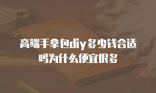 高端手拿包diy多少钱合适吗为什么便宜很多