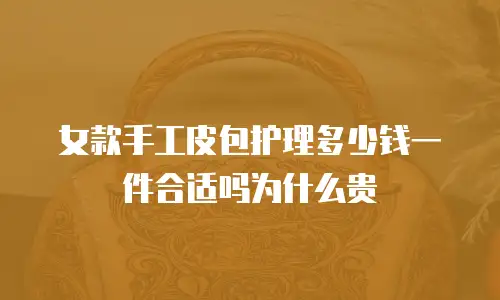 女款手工皮包护理多少钱一件合适吗为什么贵