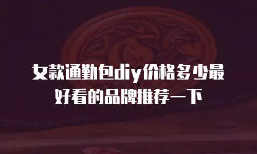 女款通勤包diy价格多少最好看的品牌推荐一下