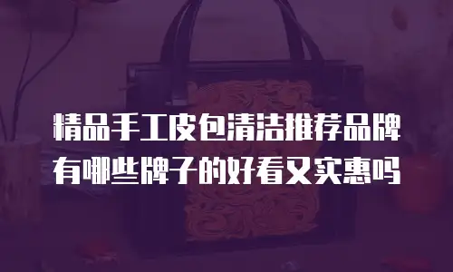 精品手工皮包清洁推荐品牌有哪些牌子的好看又实惠吗