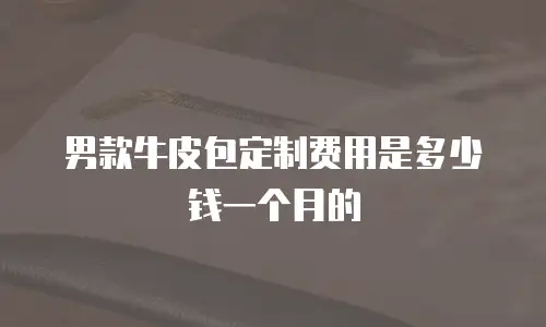 男款牛皮包定制费用是多少钱一个月的