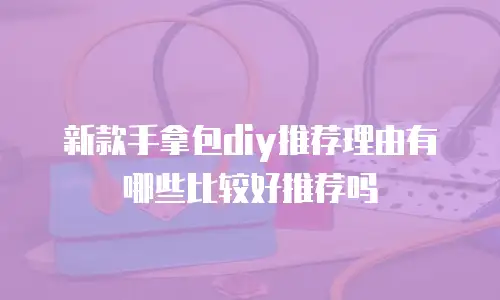 新款手拿包diy推荐理由有哪些比较好推荐吗