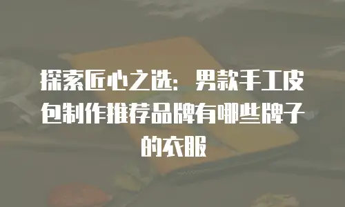探索匠心之选：男款手工皮包制作推荐品牌有哪些牌子的衣服