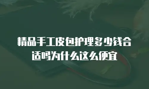 精品手工皮包护理多少钱合适吗为什么这么便宜