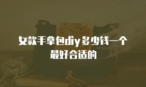 女款手拿包diy多少钱一个最好合适的