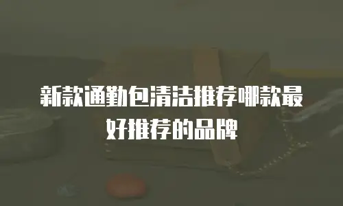 新款通勤包清洁推荐哪款最好推荐的品牌