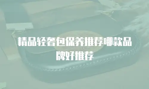 精品轻奢包保养推荐哪款品牌好推荐