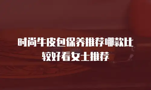 时尚牛皮包保养推荐哪款比较好看女士推荐