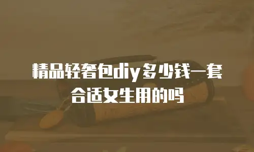 精品轻奢包diy多少钱一套合适女生用的吗