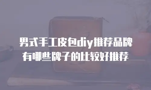 男式手工皮包diy推荐品牌有哪些牌子的比较好推荐