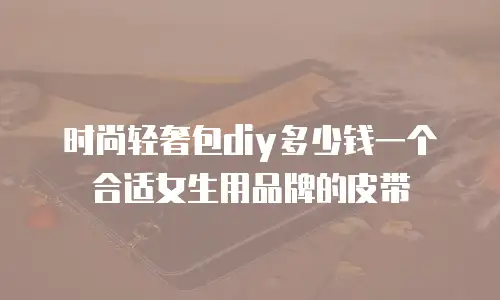 时尚轻奢包diy多少钱一个合适女生用品牌的皮带