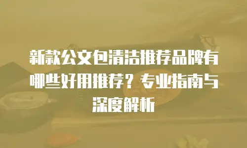 新款公文包清洁推荐品牌有哪些好用推荐？专业指南与深度解析