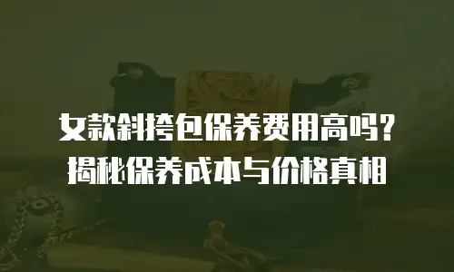 女款斜挎包保养费用高吗？揭秘保养成本与价格真相
