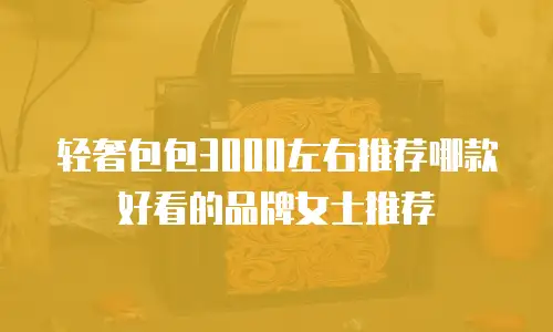 轻奢包包3000左右推荐哪款好看的品牌女士推荐
