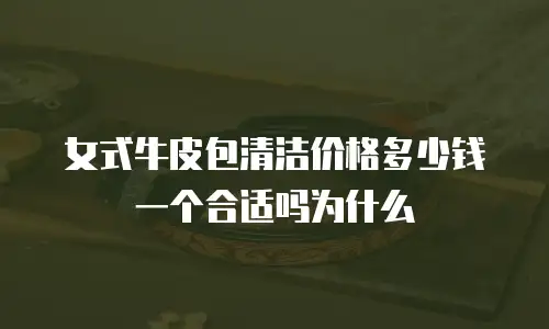女式牛皮包清洁价格多少钱一个合适吗为什么