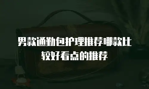 男款通勤包护理推荐哪款比较好看点的推荐