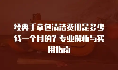 经典手拿包清洁费用是多少钱一个月的？专业解析与实用指南